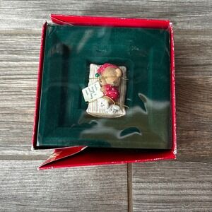 Summit Heirloom‎ Collection Sleeping Bear & Puppy Ornament Holiday Decor